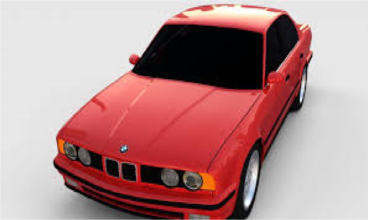 BMW E34 in Blender cycles render resim