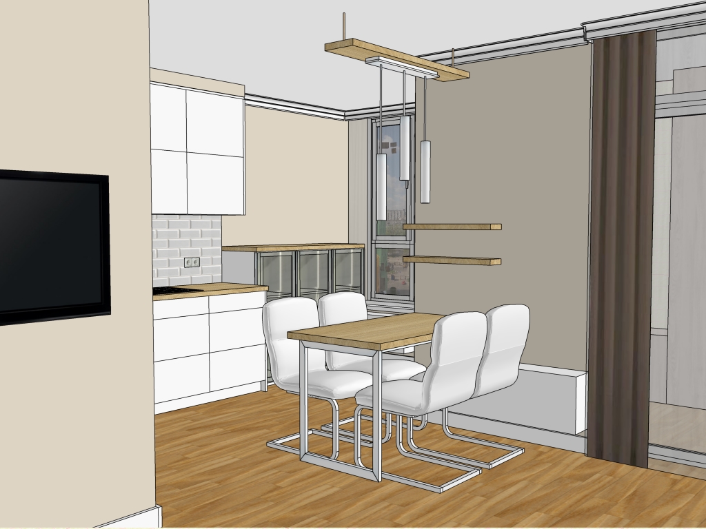 Cucina "Comfort Town" Kiev in Pro100 Other immagine