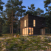 casa forestale in 3d max vray 3.0 immagine