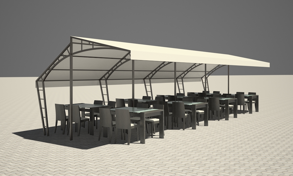 Easy awning Easy awning in 3d max vray 2.5 image