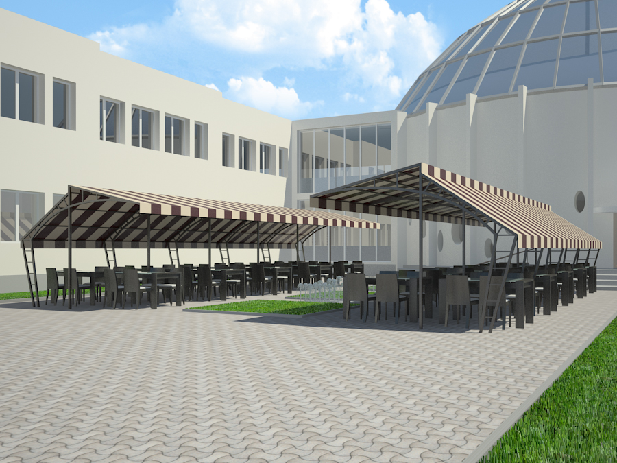 Easy awning Easy awning in 3d max vray 2.5 image