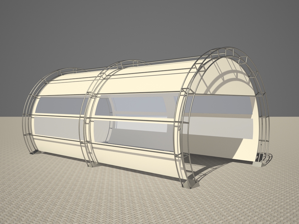 Tunnel Tunnel in 3d max vray 2.5 image