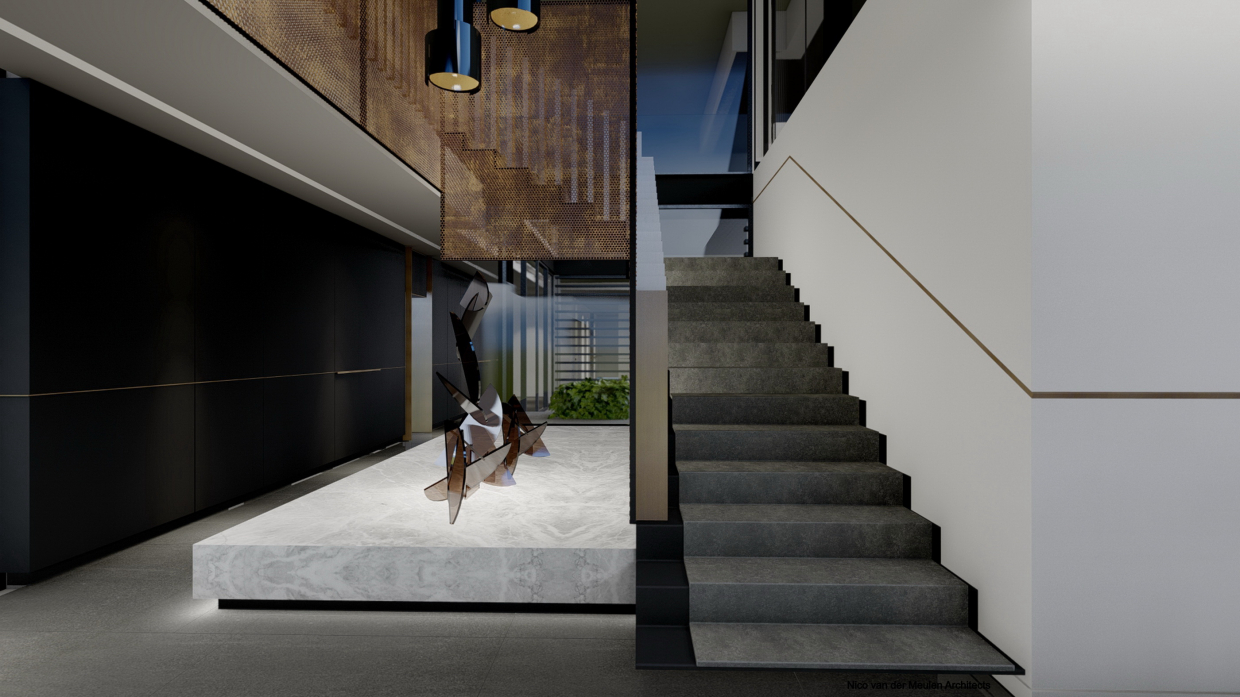 Entrance hall in AutoCAD lux render image