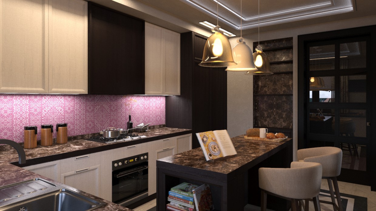 Kitchen Kitchen in 3d max corona render image