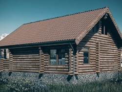 Maison de log (variante nordique)