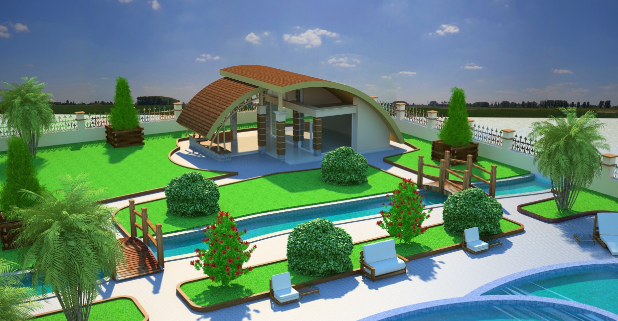 Domik Domik в 3d max vray зображення