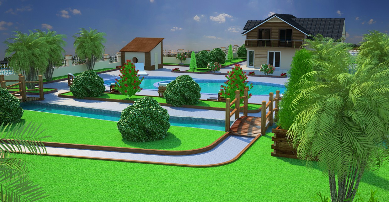 Domik Domik в 3d max vray зображення
