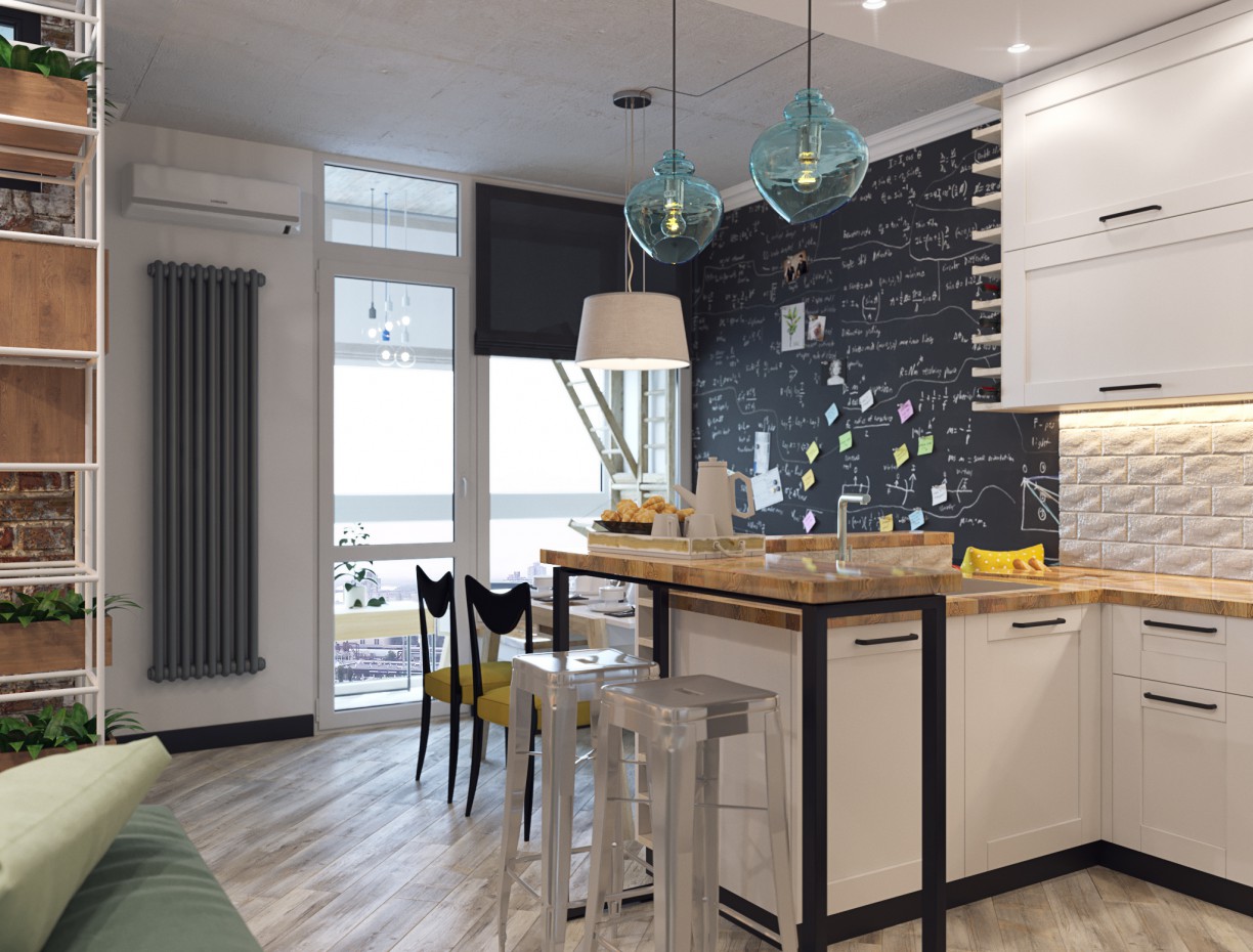 Apartment loft Apartment loft in 3d max corona render image