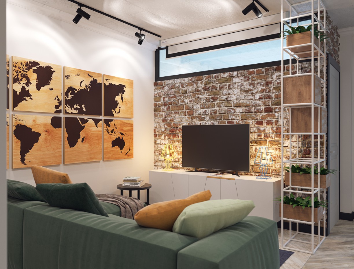 Apartment loft Apartment loft in 3d max corona render image