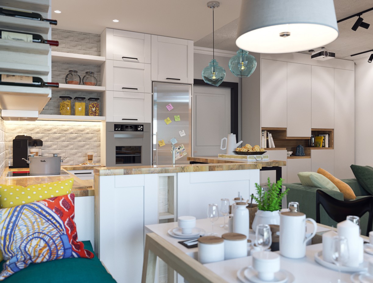 Apartment loft Apartment loft in 3d max corona render image