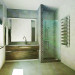 sketch to a washroom in 3d max vray image