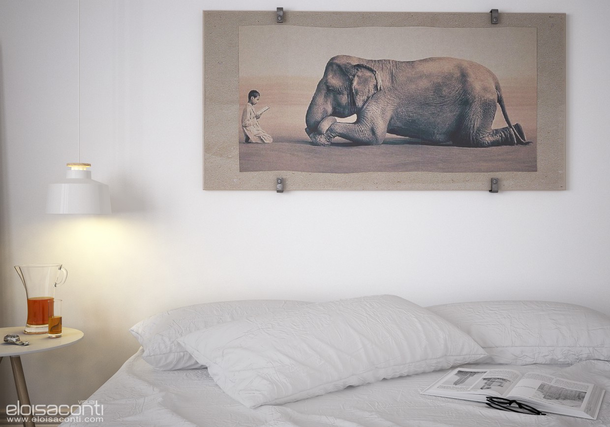 Easy bedroom... Easy bedroom... in Cinema 4d vray image