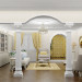 Salon en style classique dans 3d max vray image