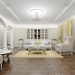 Salon en style classique dans 3d max vray image