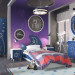Дитяча кімната "Галактика" в 3d max corona render зображення