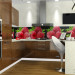 Bozza dei mobili da cucina in 3d max vray immagine