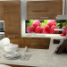 Draft of kitchen units in 3d max vray image