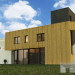 загородный дом в 3d max corona render изображение