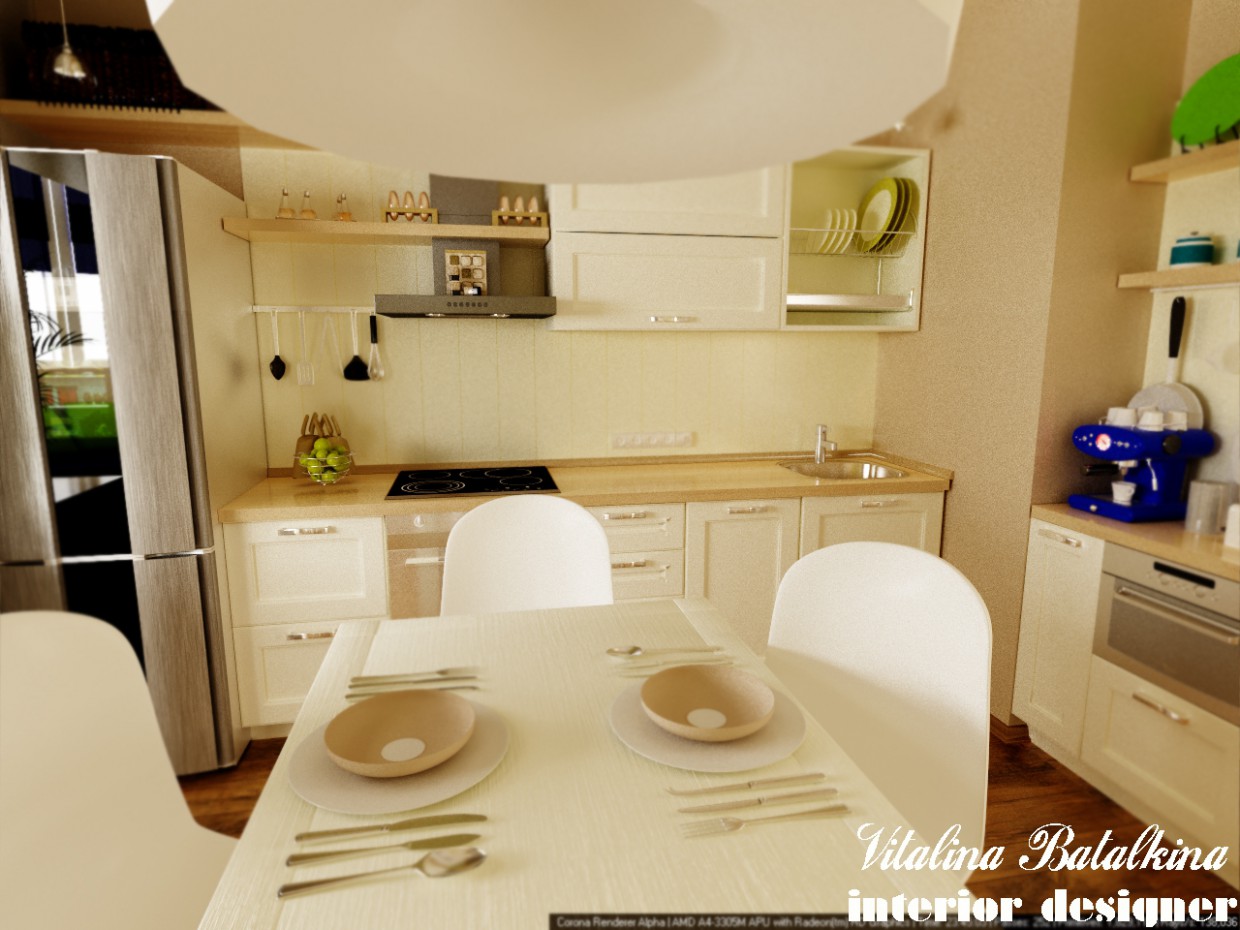 Cocina imagen de Cocina en 3d max corona render