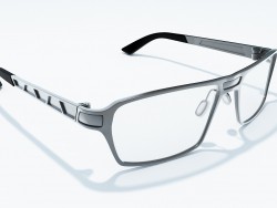 Glasses made with polygonal modelling.