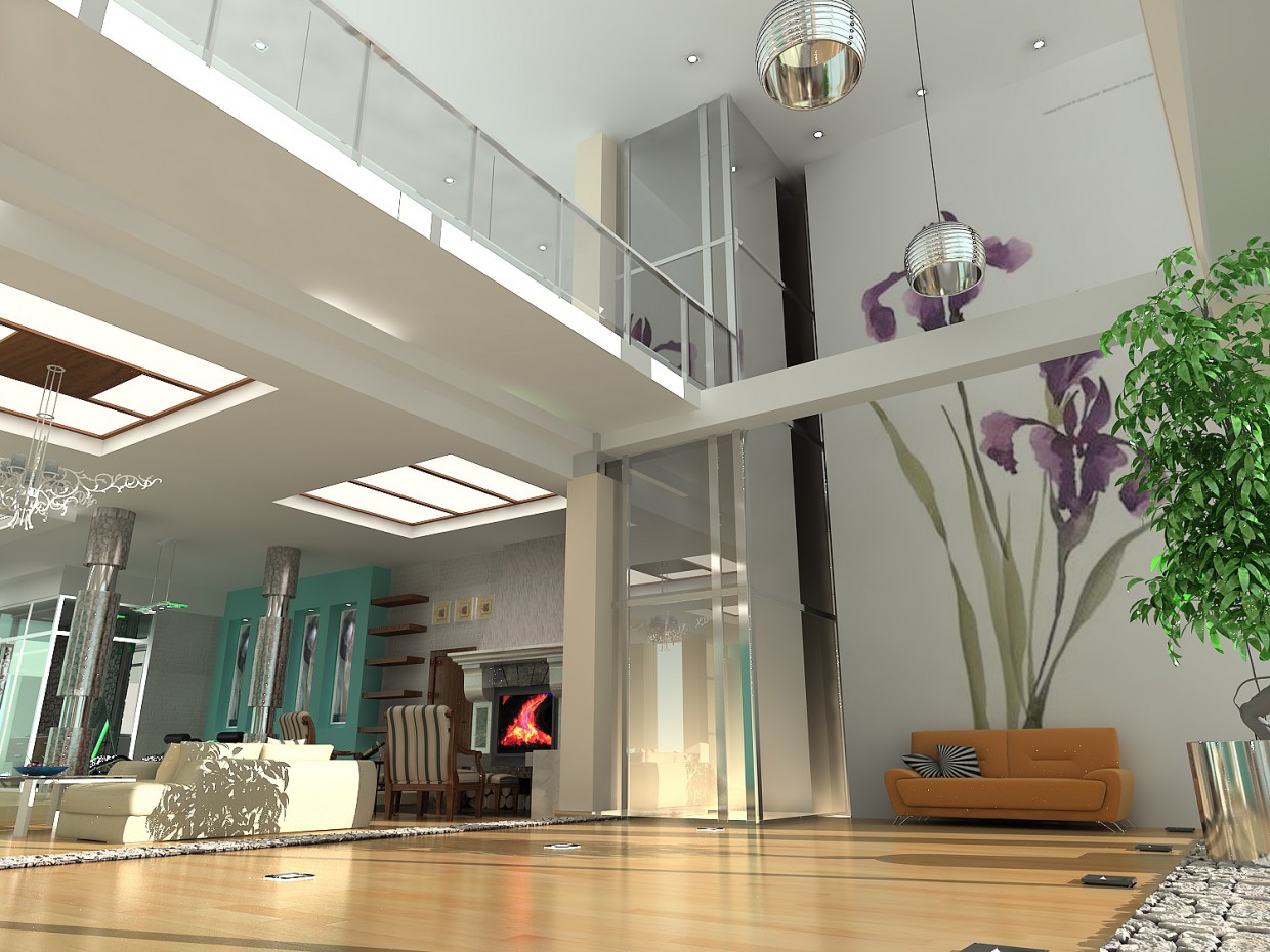 Проект котеджу Проект котеджу в 3d max vray зображення