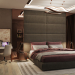Camera da letto in stile hotel in 3d max vray 3.0 immagine
