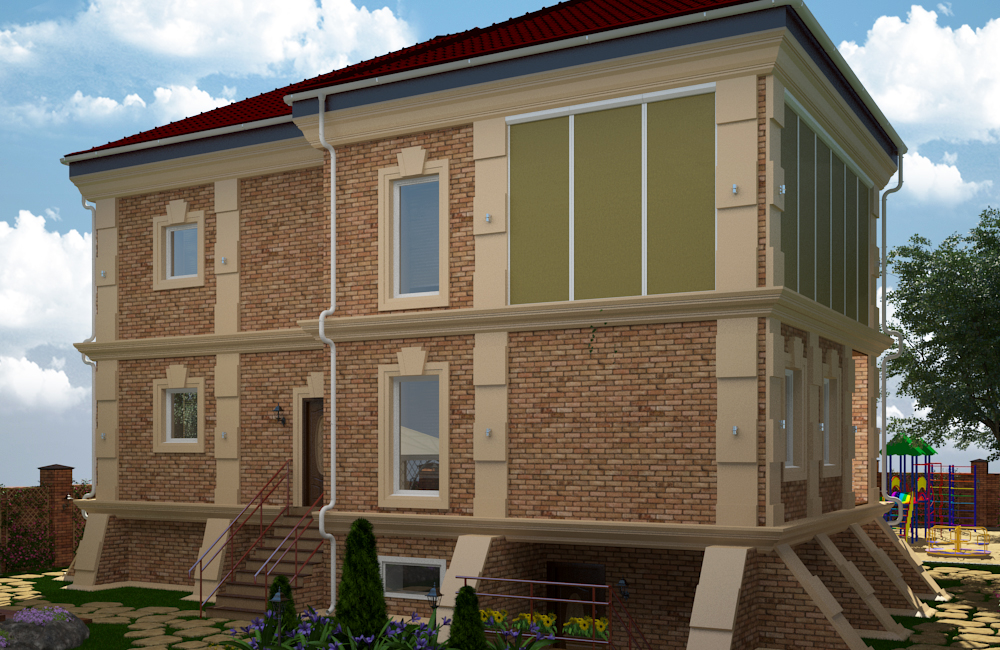 House_day lighting in 3d max vray 3.0 image