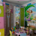 Children's room interior design in 3d max vray image