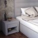 Ліжко та приліжкові тумбочки "Опал" в 3d max corona render зображення