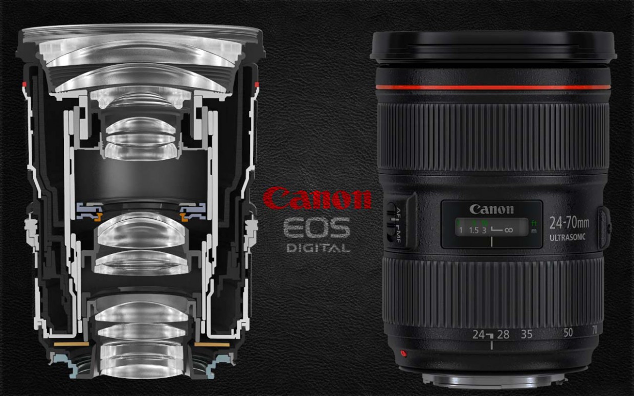 обьектив canon в розрізі обьектив canon в розрізі в Maya vray зображення