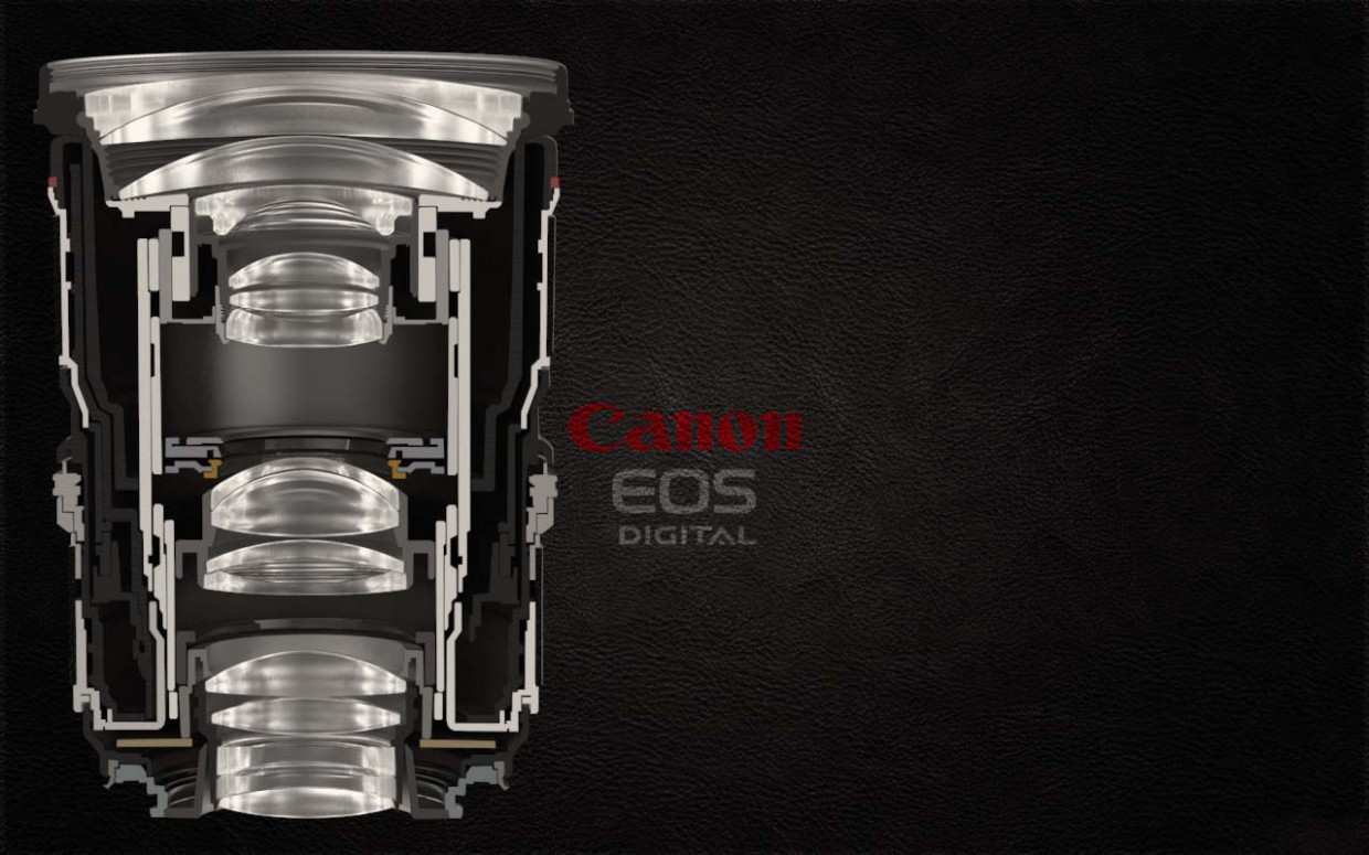 обьектив canon в розрізі обьектив canon в розрізі в Maya vray зображення
