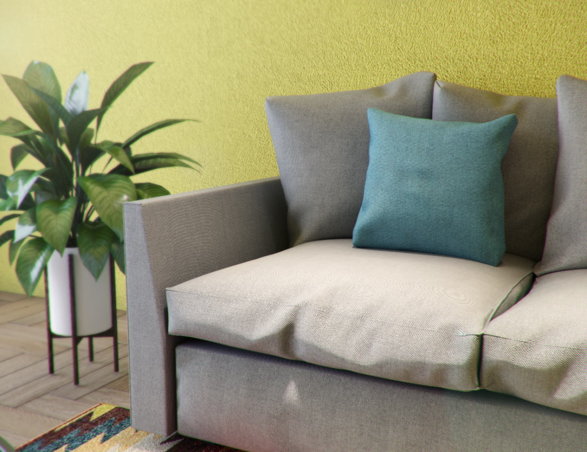 Divano Joy in 3d max corona render immagine