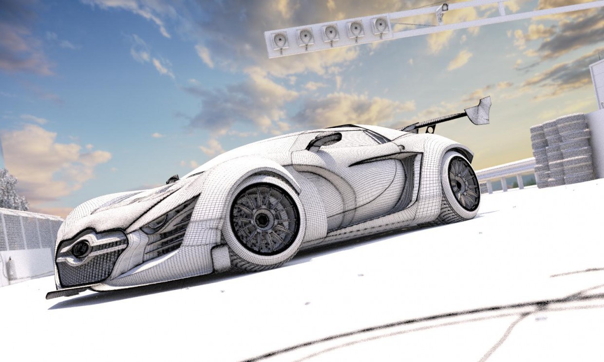 Lada Next Lada Next в 3d max corona render изображение