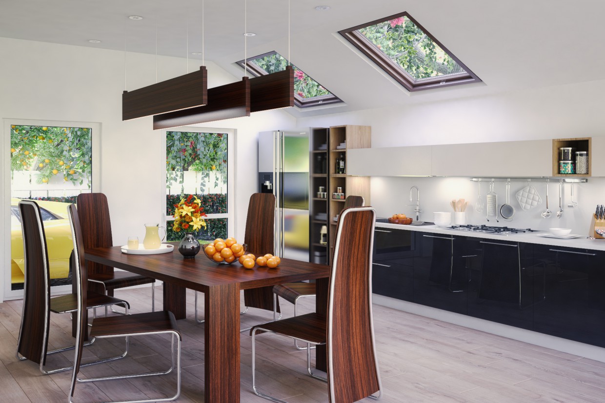 imagen de Cocina en 3d max vray