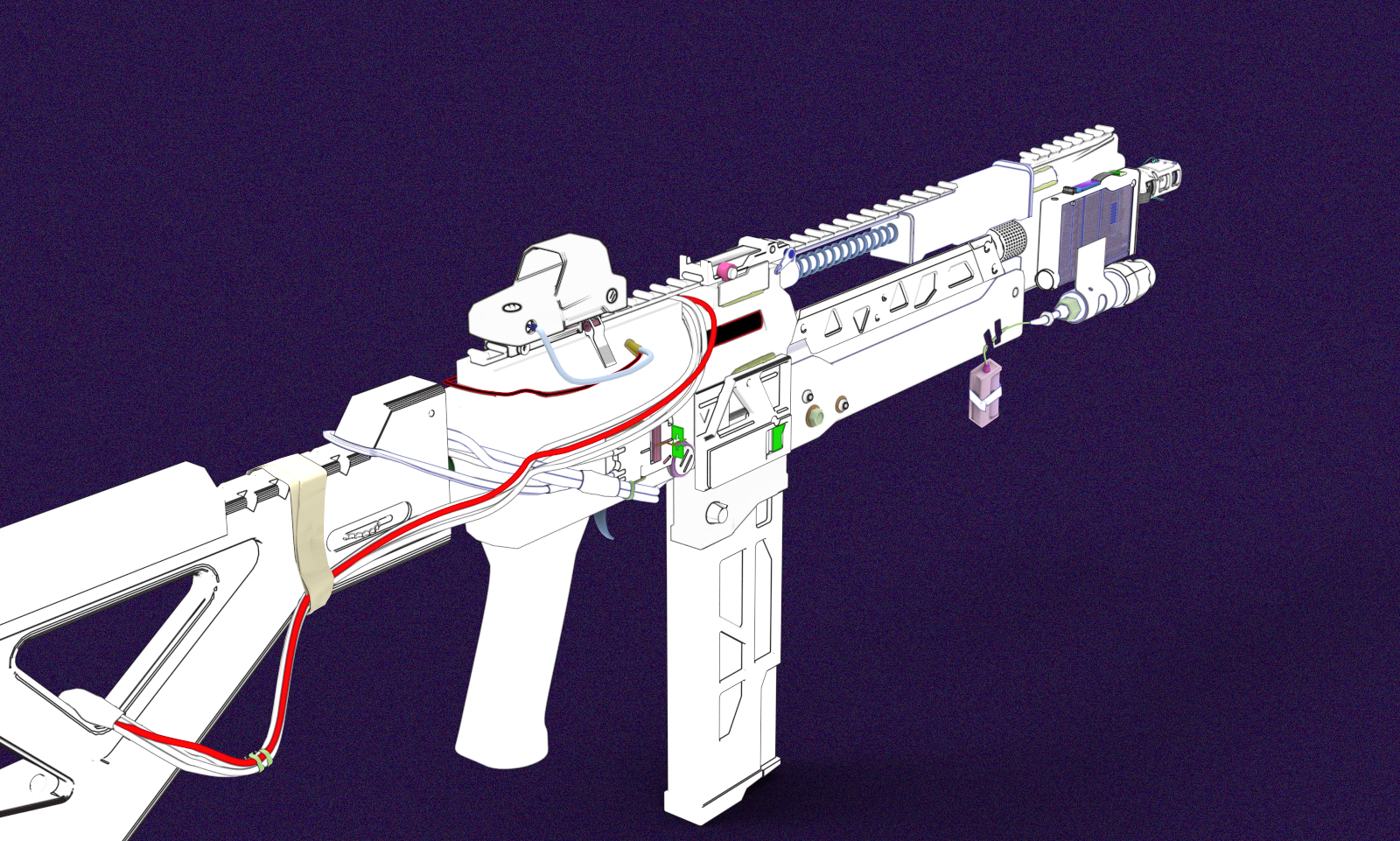 cyberpunk Waffen cyberpunk Waffen in 3d max Other Bild