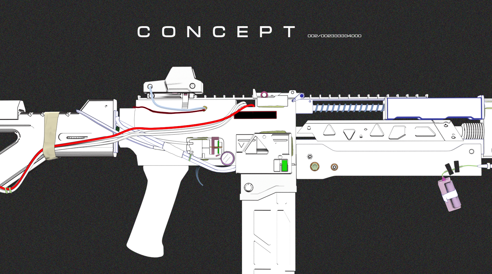 cyberpunk Waffen cyberpunk Waffen in 3d max Other Bild