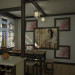 Cuisine de style japonais dans 3d max vray image