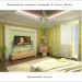 Дизайн спальни в коттедже в 3d max vray изображение