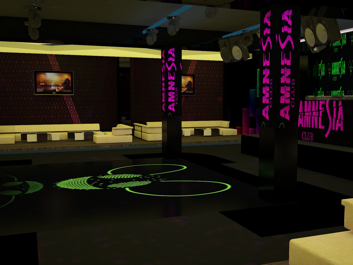 Night Club in 3d max vray Bild