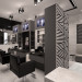 The concept of barber shop in 3d max vray 3.0 image