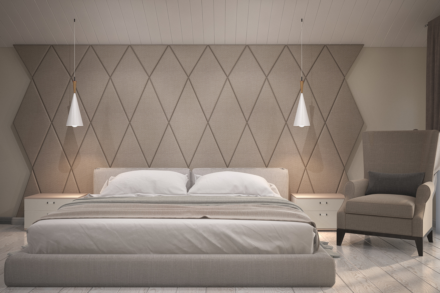 Chambre à coucher dans 3d max vray 3.0 image