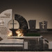 Memorials in 3d max corona render image