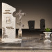 Memorials in 3d max corona render image