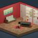 LowPoly living room
