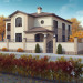 A project of a private house in 3d max vray image