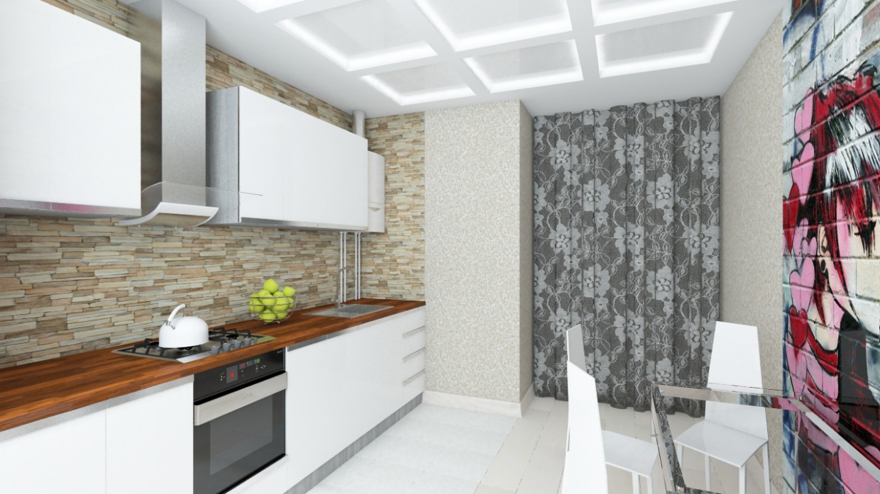 КУХНЯ КУХНЯ в 3d max vray изображение