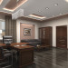 Luxury office room in 3d max vray image