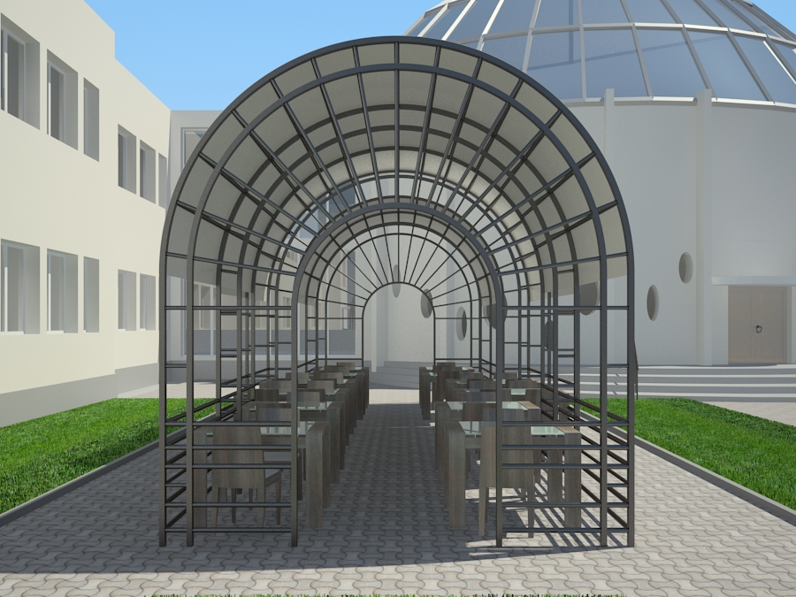 गर्मियों में खेल का मैदान गर्मियों में खेल का मैदान 3d max vray 2.5 में प्रस्तुत छवि