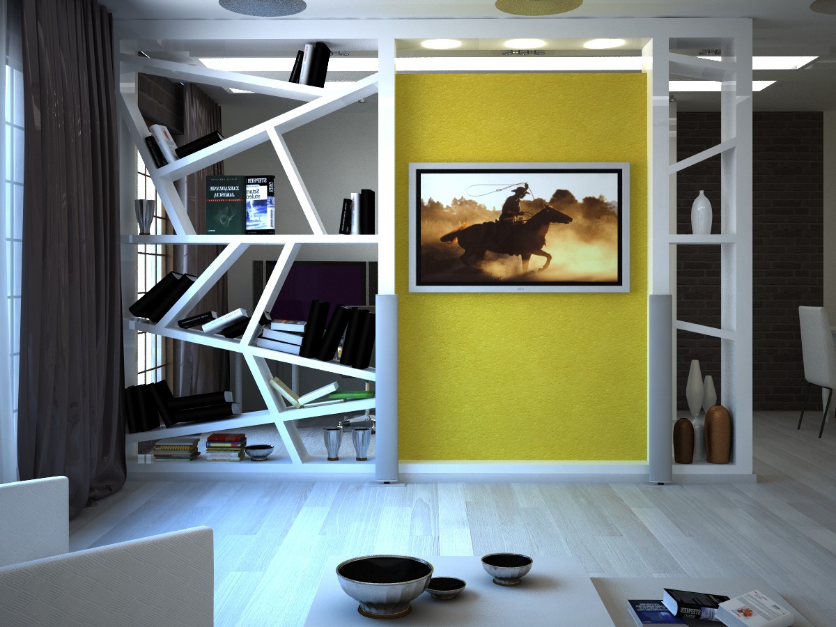 Гостинная Гостинная в 3d max vray изображение