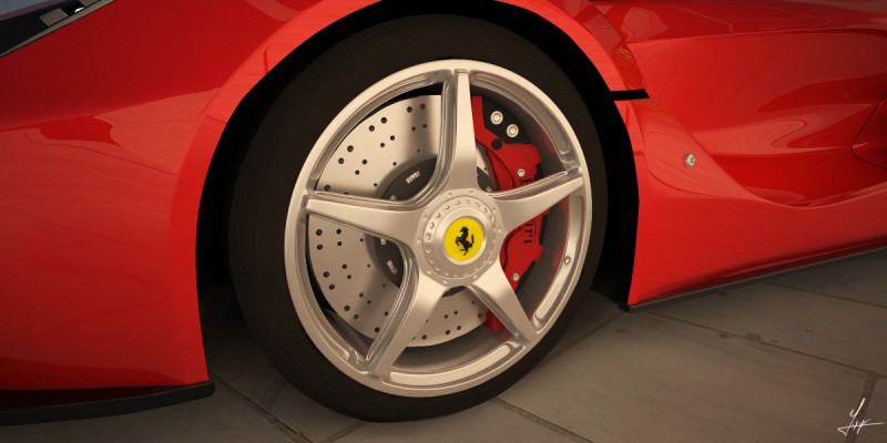LaFerrari LaFerrari в 3d max vray зображення